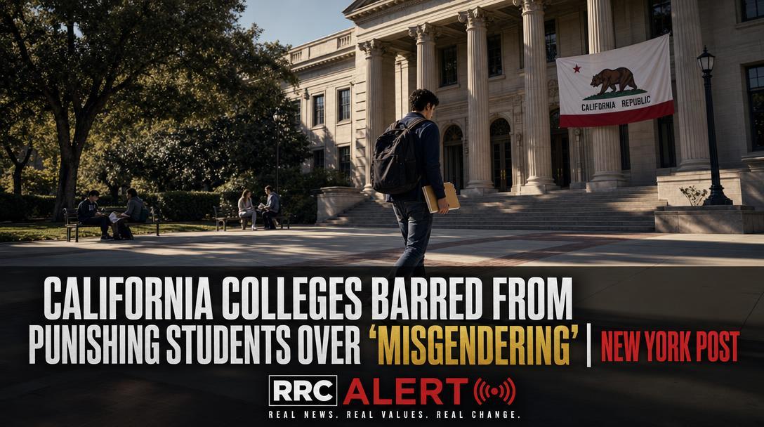California Colleges Barred From Punishing Students Over 'Misgendering'