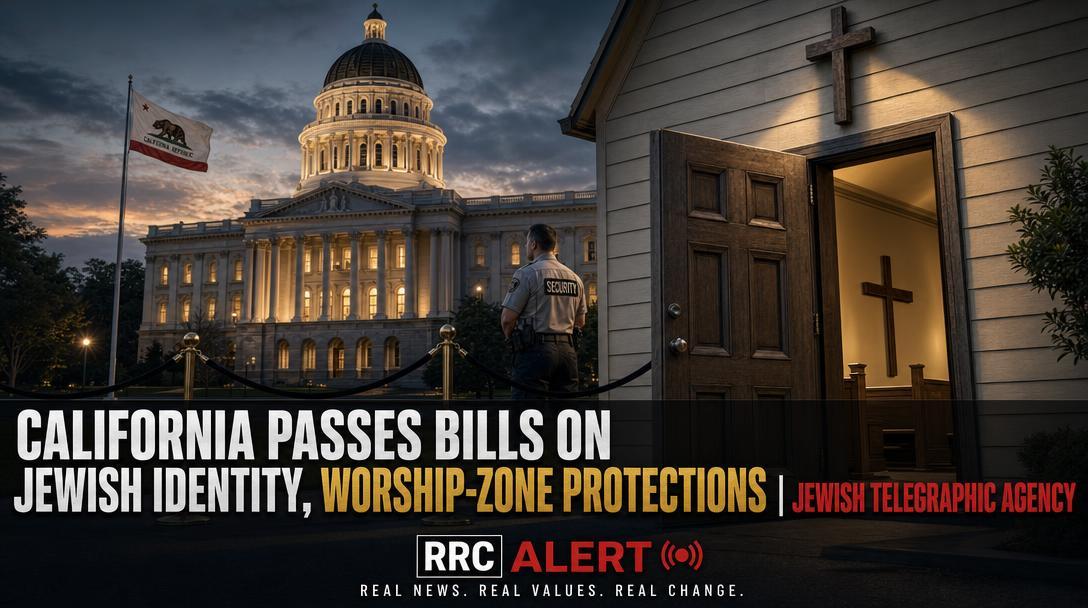 California Passes Bills on Jewish Identity, Worship-Zone Protections
