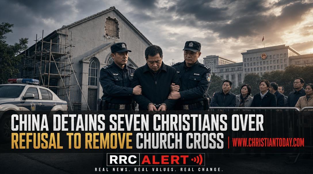 China Detains Seven Christians Over Refusal to Remove Church Cross