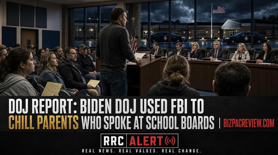 DOJ Report: Biden DOJ Used FBI to Chill Parents Who Spoke at School Boards