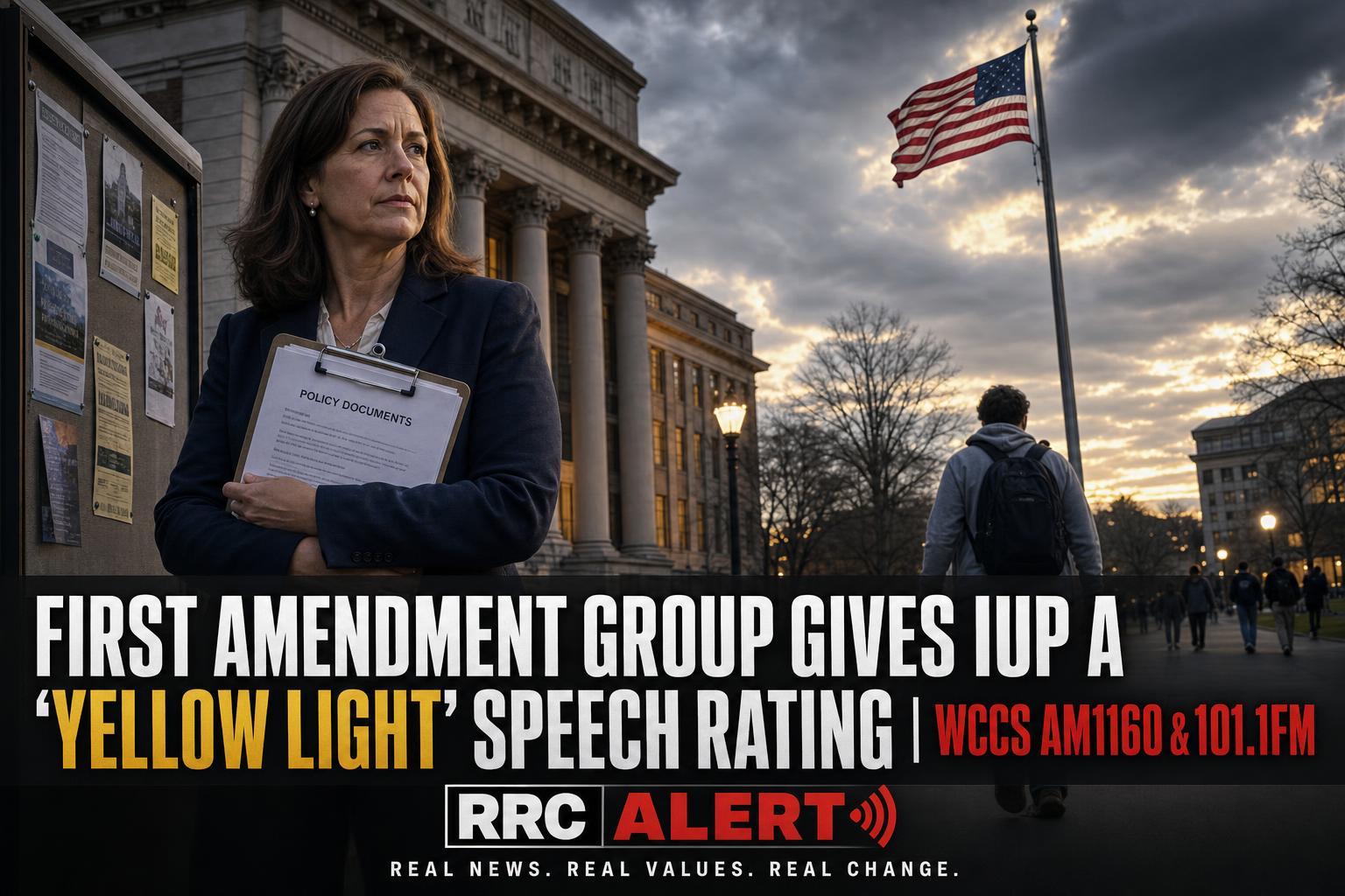 First Amendment Group Gives IUP a 'Yellow Light' Speech Rating
