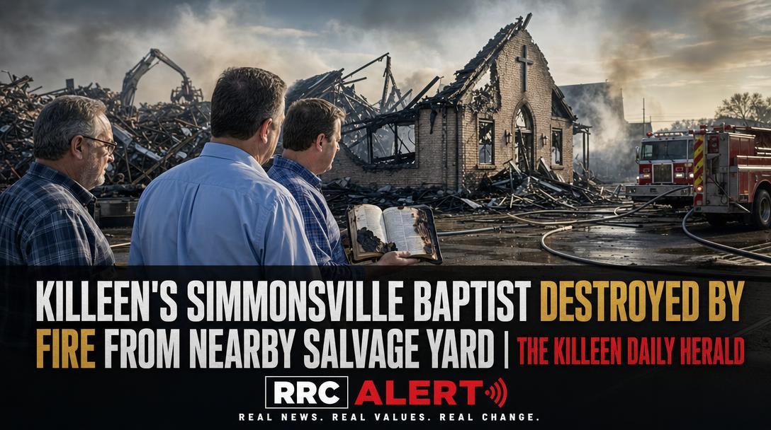Killeen's Simmonsville Baptist destroyed by fire from nearby salvage yard