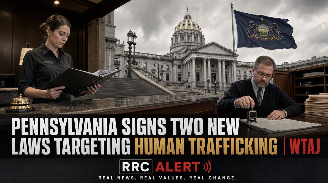 Pennsylvania signs two new laws targeting human trafficking