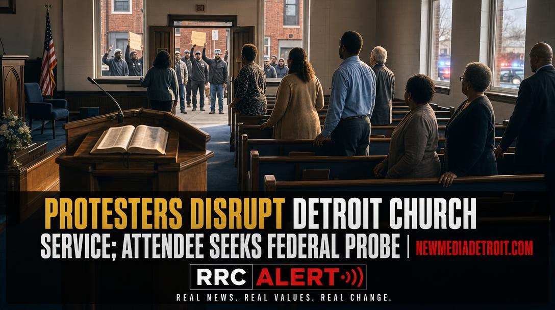 Protesters Disrupt Detroit Church Service; Attendee Seeks Federal Probe