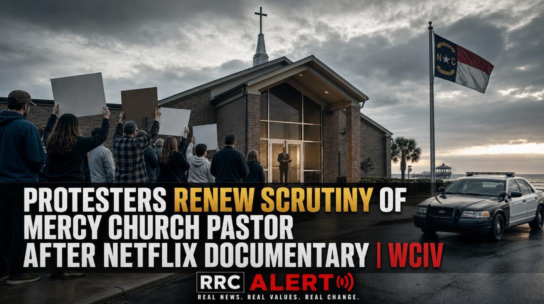 Protesters renew scrutiny of Mercy Church pastor after Netflix documentary