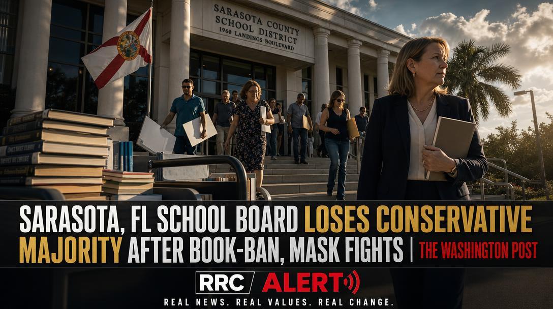 Sarasota, FL School Board Loses Conservative Majority After Book-Ban, Mask Fights