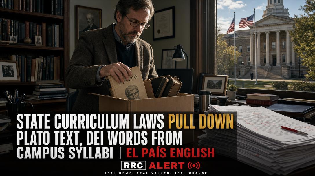 State curriculum laws pull down Plato text, DEI words from campus syllabi