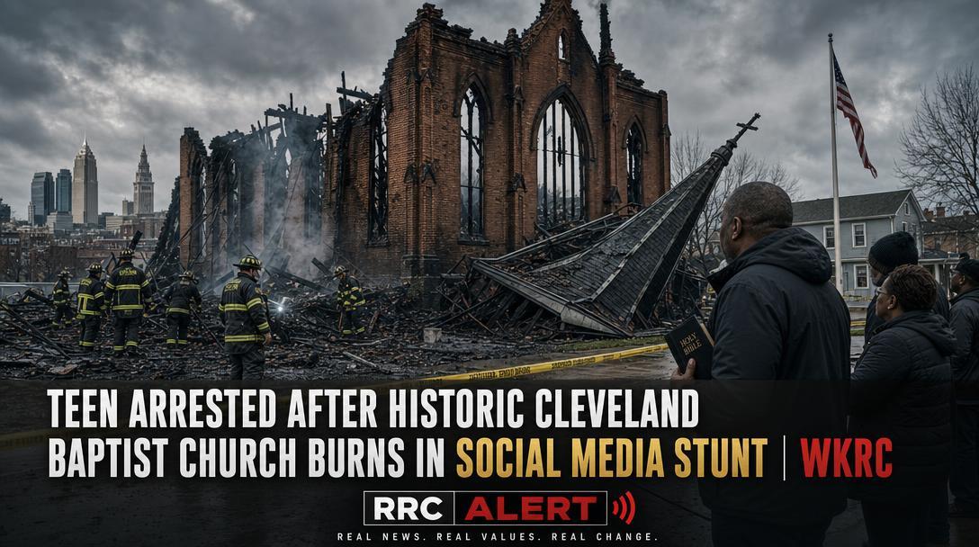 Teen Arrested After Historic Cleveland Baptist Church Burns in Social Media Stunt