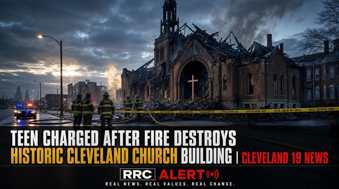 Teen Charged After Fire Destroys Historic Cleveland Church Building